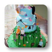 IT'S A BABY GIRL! A cake w/ so many things to CELEBRATE!