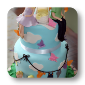 IT'S A BABY GIRL! A cake w/ so many things to CELEBRATE!