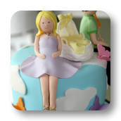 IT'S A BABY GIRL! A cake w/ so many things to CELEBRATE!