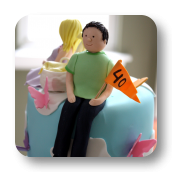 IT'S A BABY GIRL! A cake w/ so many things to CELEBRATE!