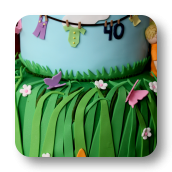 IT'S A BABY GIRL! A cake w/ so many things to CELEBRATE!